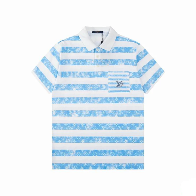 Louis Vuitton Monogram Striped Polo Shirt