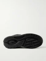 AMIRI - MA-1 Embellished Full-Grain Leather Sneakers - Black - Image 3