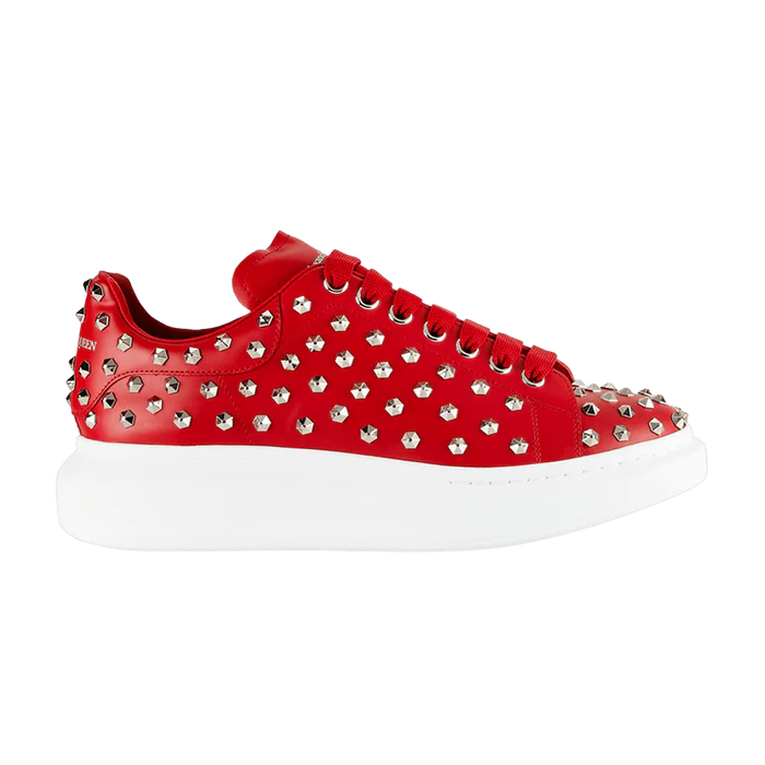 Alexander McQueen Studded Oversized Sneaker 'Red'