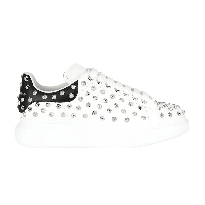 Alexander McQueen Oversized Sneaker 'White Black Studded'