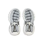 Track Sneaker in silver, white and black metallic mesh and nylon - Image 2