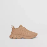 Quilted Leather Classic Sneakers Dark Biscuit
