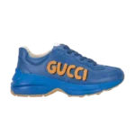 Gucci Rhyton 'Logo Embroidery - Blue Orange'
