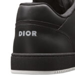 B27 Low-Top Sneaker - Black Smooth Calfskin, Black Suede and Black Dior Oblique Galaxy Leather - Image 3