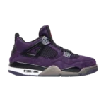 Travis Scott x Air Jordan 4 Retro 'Purple Suede - White Midsole' Friends & Family