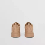 Quilted Leather Classic Sneakers Dark Biscuit - Image 3