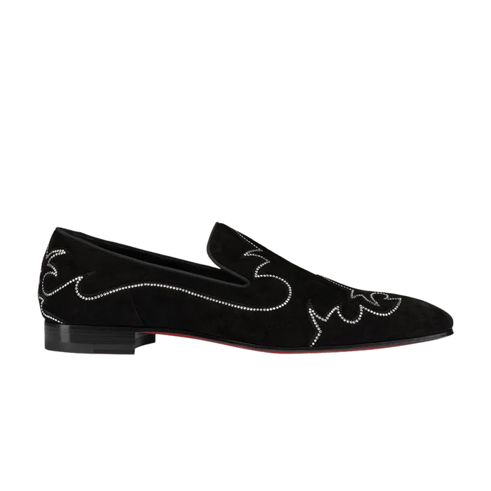 Christian Louboutin Dandysiago Loafer 'Black Strass'