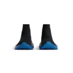 Speed 2.0 Full Clear Sole Sneaker in black and blue recycled polyester and elastane - Image 3