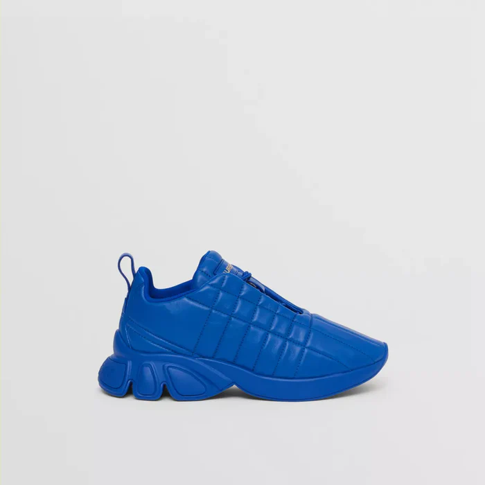 Quilted Leather Classic Sneakers Deep Marine Blue