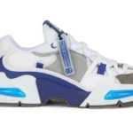 Mixed-Material Airmaster White Grey Blue