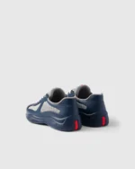 Prada America's Cup Soft Rubber and Bike Fabric Sneakers - Royal Blue - Image 3