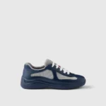 Prada America's Cup Soft Rubber and Bike Fabric Sneakers - Royal Blue