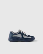 Prada America's Cup Soft Rubber and Bike Fabric Sneakers - Royal Blue