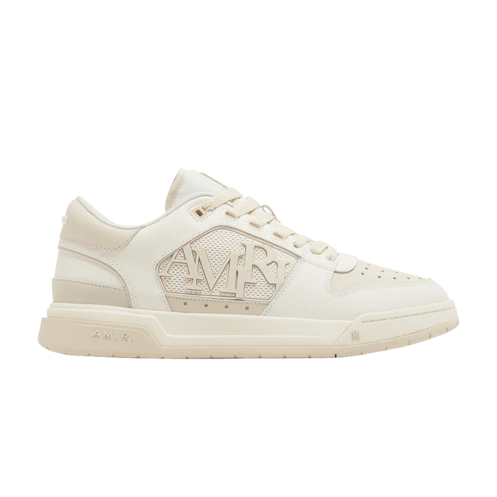 Amiri Classic Low 'Logo - Alabaster'