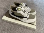 Jordan 1 Retro Low Golf Travis Scott Neutral Olive - Image 2