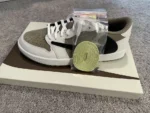 Jordan 1 Retro Low Golf Travis Scott Neutral Olive - Image 3