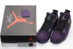 Travis Scott x Air Jordan 4 Retro 'Purple Suede - White Midsole' Friends & Family - Image 3