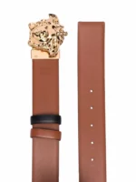 Medusa Head Greca-Print Belt - Image 2