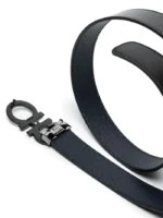 Gancini Reversible Leather Belt - Image 2