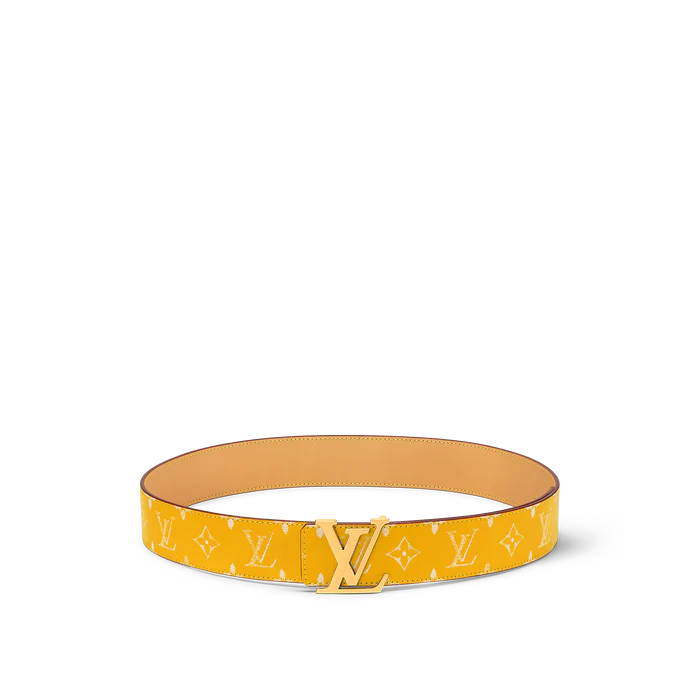 LV Initiales 40mm Reversible Belt SANS LIGNE ESTHETIQUE - Jaune