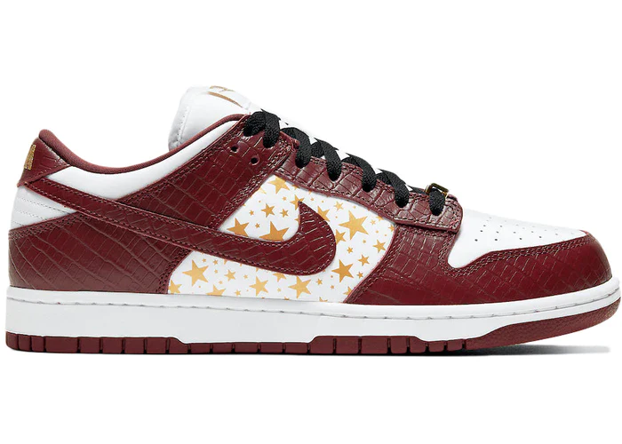 Dunk Low Supreme Stars Barkroot Brown