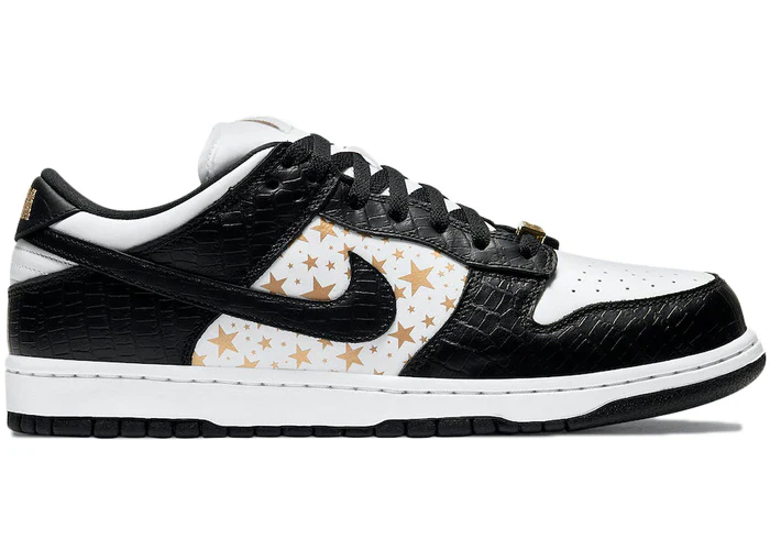 Dunk Low Supreme Stars Black