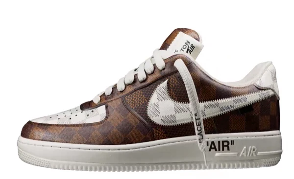 Louis Vuitton x Nike Air force 1 - Virgil Abloh White / Brown