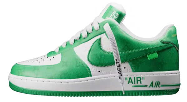 Louis Vuitton x Nike Air force 1 - Virgil Abloh Green