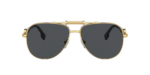 VERSACE VE2236 Gold - Unisex Luxury Sunglasses, Dark Grey Lens — view 2