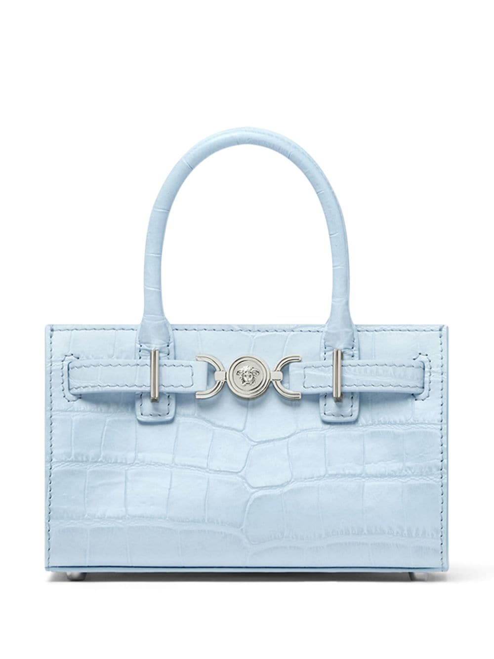 539409ee0ea9be821ec47cd9e55237fc.jpg Versace Mini crocodile-embossed Leather Tote Bag