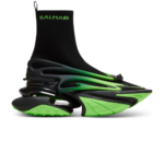 Balmain Unicorn High-Top Black Green