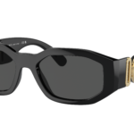 VERSACE VE4361 Biggie Black - Men Luxury Sunglasses, Dark Grey Lens