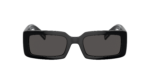 DOLCE&GABBANA DG6187 Black - Women Luxury Sunglasses, Dark Grey Lens — view 2